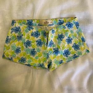 Floral Hollister shorts